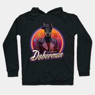 Doberman dog urban style Hoodie